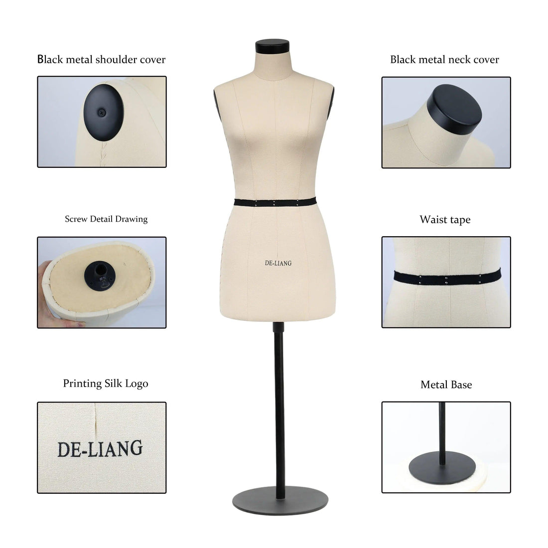 DL260 Half Scale dress form Mini 1:2 dressmaker dummy sewing mannequin!Get it!!