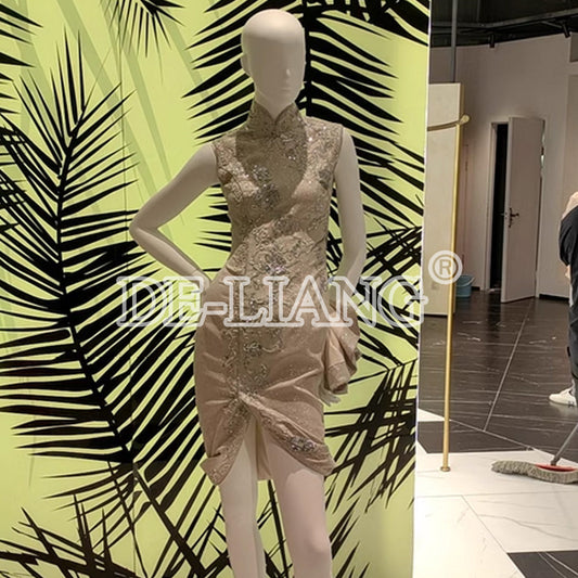 DE-LIANG Face Female Full Body Mannequin – The Perfect Display for Modern Fashion Boutiques & Window Displays (DL0169)