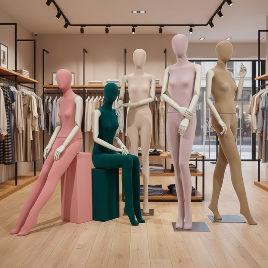 How to Elevate Your Boutique Display with Colorful Suede Mannequins