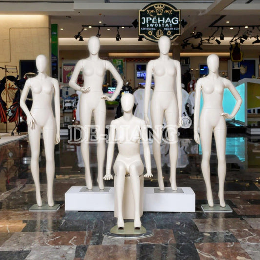 Elevate Your Retail Display with the DE-LIANG Luxury Female Full Body Mannequin Stand (DL0168)