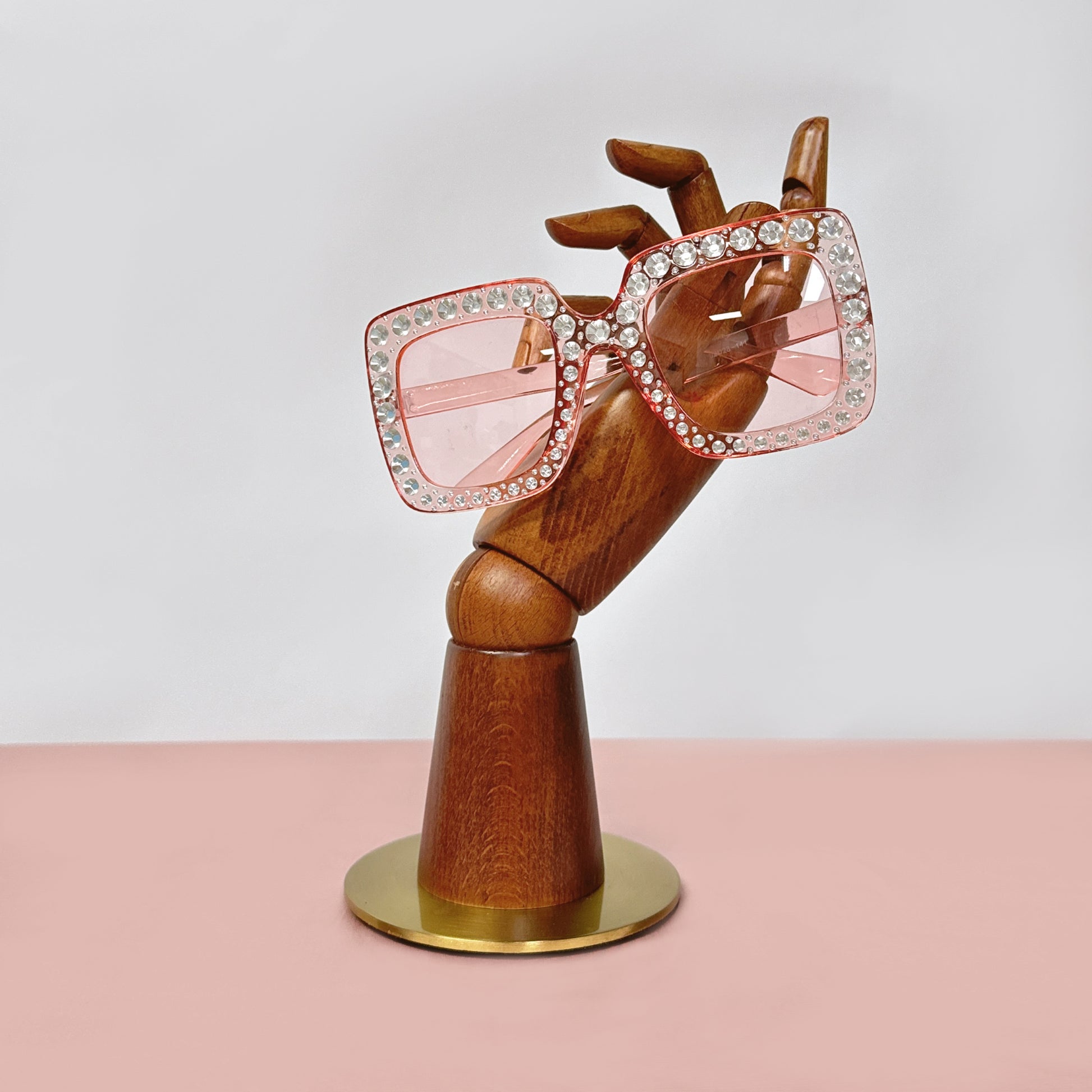 High Quality Matte Black Wooden Hand Mannequin Display, Female Wood Manikin Hand Dress Form Torso,Jewelry Display Flexiable Arm, 27/37/43cm DE-LIANG