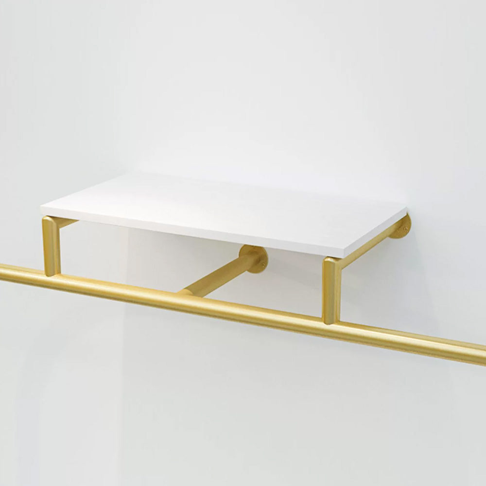 DE-LIANG Clothing Display Rack, Luxury Golden Color Hanging Hanger,Floor-Style High-Grade Shelf for Clothes Boutique DL196 250CM/300CM,DL195 200/250CM DE-LIANG