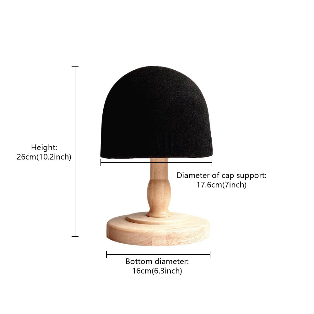 Mannequin Hat holder,Wooden hat stand,Hat display stand,Craft display,Hat block,Hat holder,Detachable Wood Stand,Hat Stand for Headdress DE-LIANG
