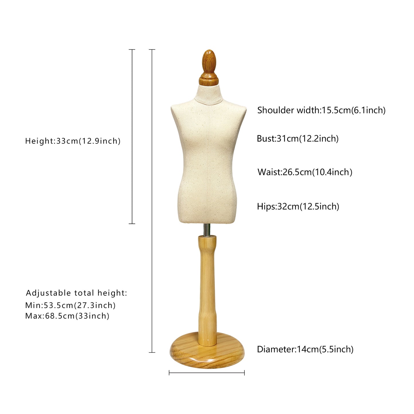 mannequin de couture miniature pour homme à l'échelle 1/3 1/4 1/2 pour tailleur et couturière pour drapage scolaire, mini entièrement épinglable pour hommes