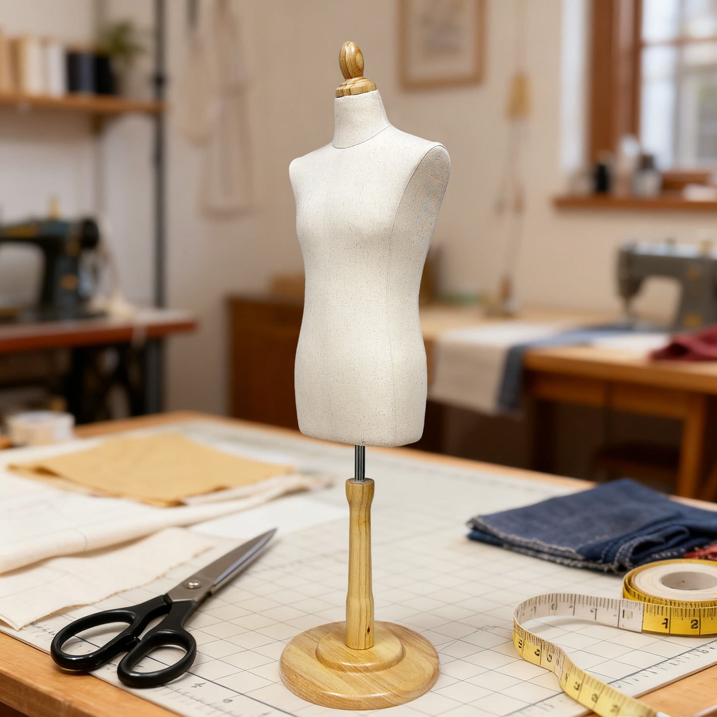 Manichino da sarto in scala ridotta per uomo, 1/3, 1/4, 1/2, adatto per la modellazione scolastica, manichino per sarti con pinze completamente rimovibili per il cucito su schiuma.