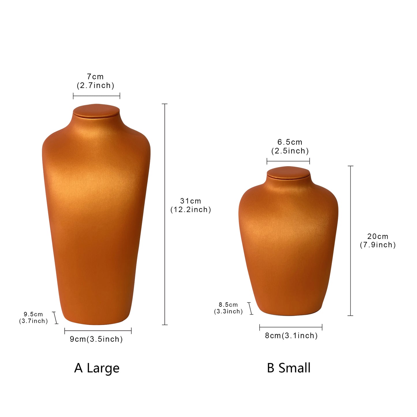 Hnadmade Leather Necklace Display Stand,Jewelry Display Stand,Necklace Mannequin Bust,Storage Rack for Gift,Boutique,Necklaces Store Display DE-LIANG