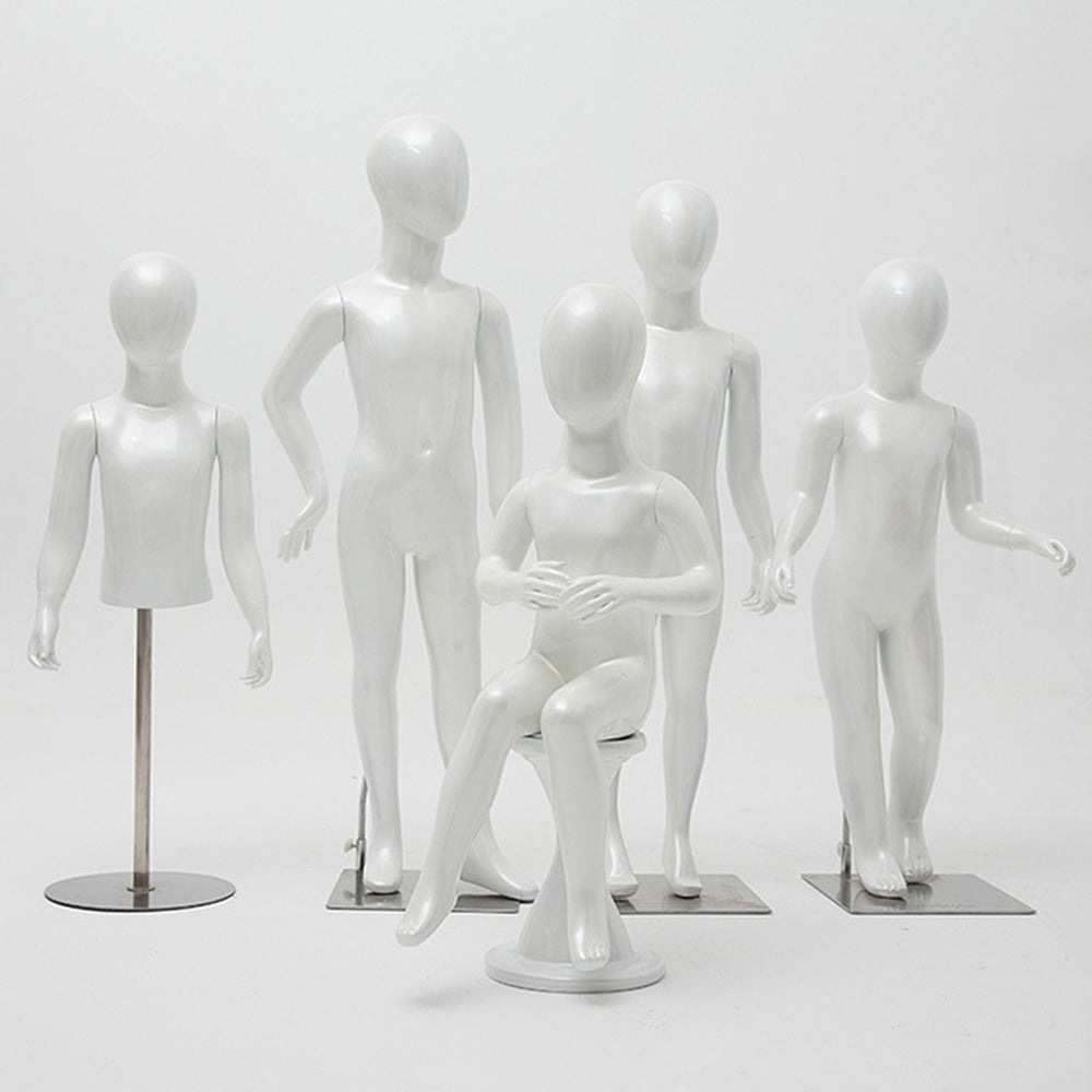 Children's Model Props Full Body Children's Clothing Store Window Child Model Shelf Mannequin Child Baby Clothes Display Stand DL0048 De-Liang Dress Forms