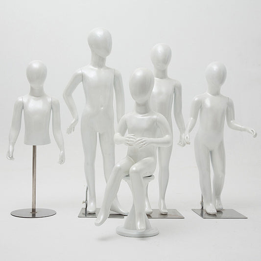Children's Model Props Full Body Children's Clothing Store Window Child Model Shelf Mannequin Child Baby Clothes Display Stand DL0048 De-Liang Dress Forms