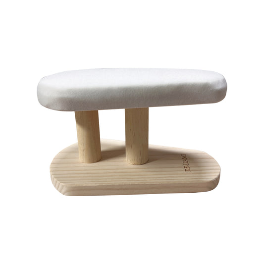 Multi-functional thickened solid wood ironing stool special ironing clothes small ironing table ironing tool household ironing board DLIB36-BEIGE De-Liang Dress Forms