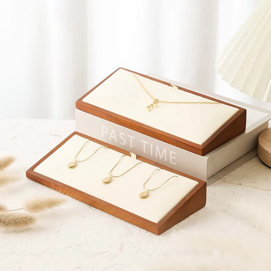 Bandeja de tela sofisticada para anillos, expositor de joyas, soporte para anillos y aretes, estante para regalos, boutiques y joyerías DL2443