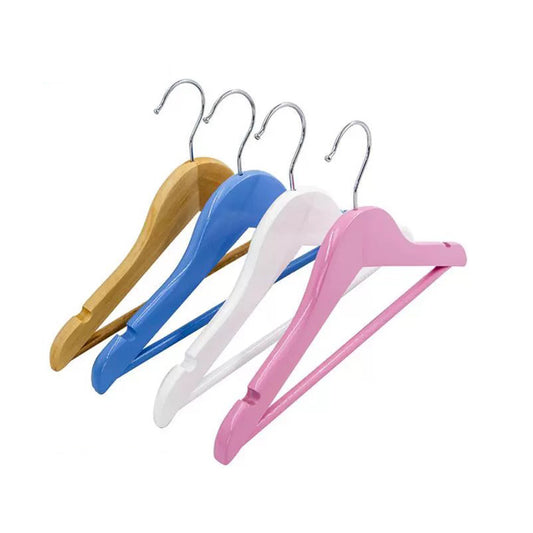 Wedding Engraved Wooden Hanger, Blue Solid Bridesmaid Hangers Wood Hanger 44.5cm with Bar, Unique and Fashion Custom Hanger,pack of 30pcs De-Liang Dress Forms