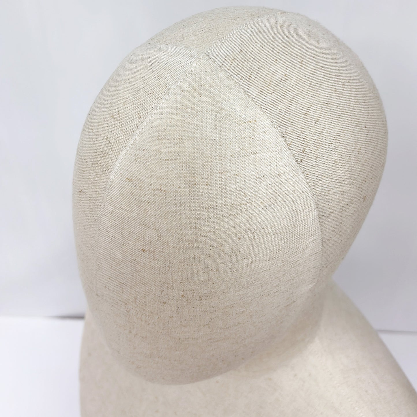 DE-LIANG Male & Female Linen Mannequin Head for Wigs, Hats & Jewelry Display