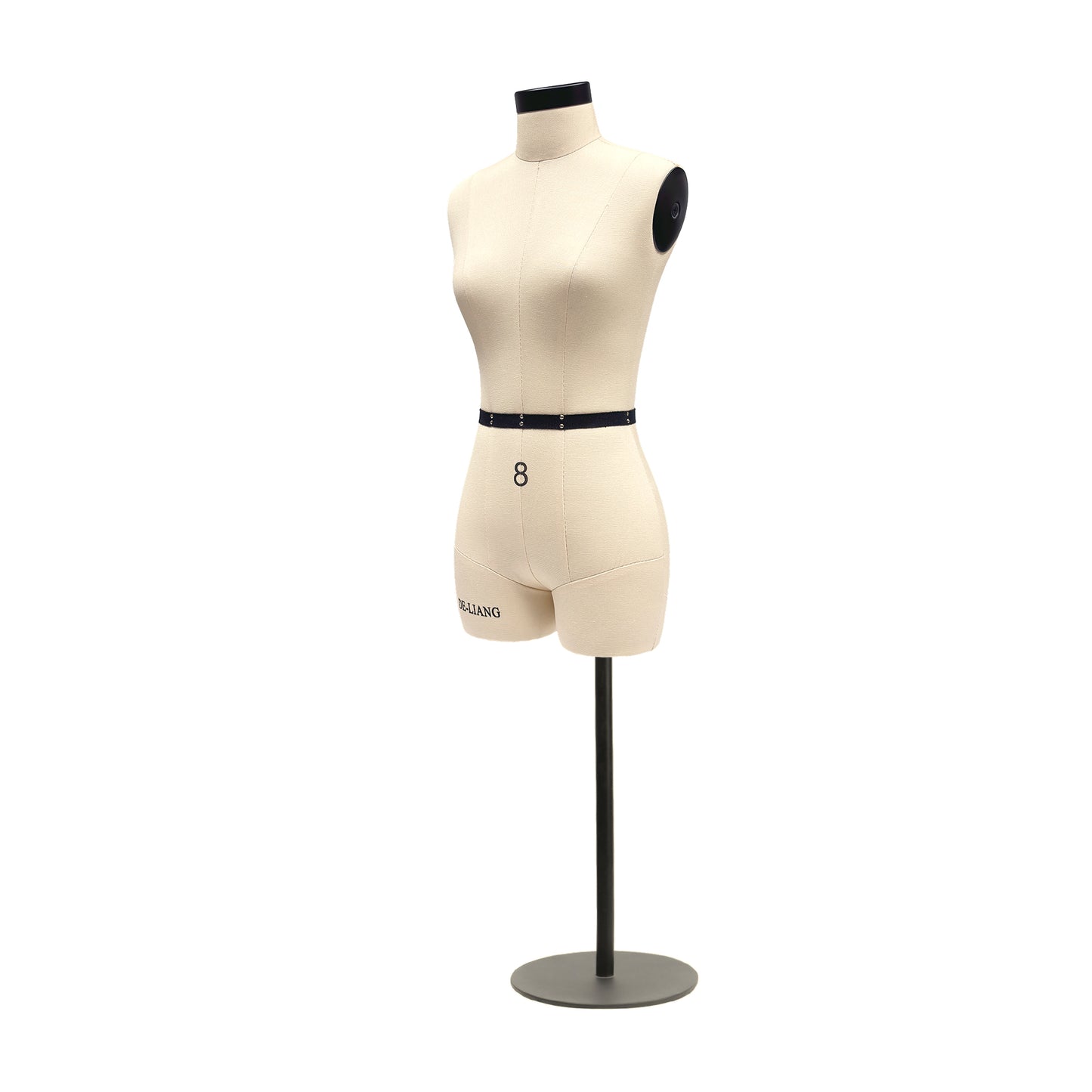 DE-LIANG 1:2 Mini Female Dress Form – Half Scale Sewing Mannequin (Size 8 Not Full Size)