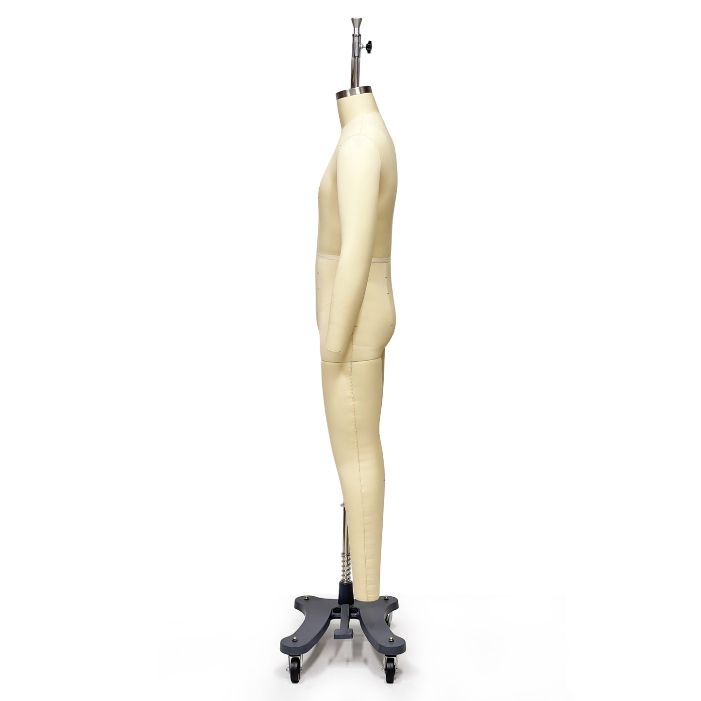 DE-LIANG Professional Male Tailor Dress Form with Legs and Base,Adult Adjustable Mannequin Torso, Full Body Sewing Form for Fashion Design, Pattern Making & Garment Display
