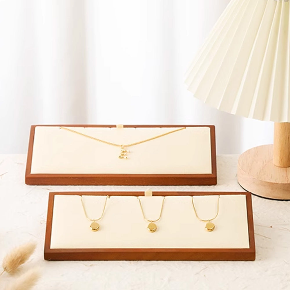 Bandeja de tela sofisticada para anillos, expositor de joyas, soporte para anillos y aretes, estante para regalos, boutiques y joyerías DL2443