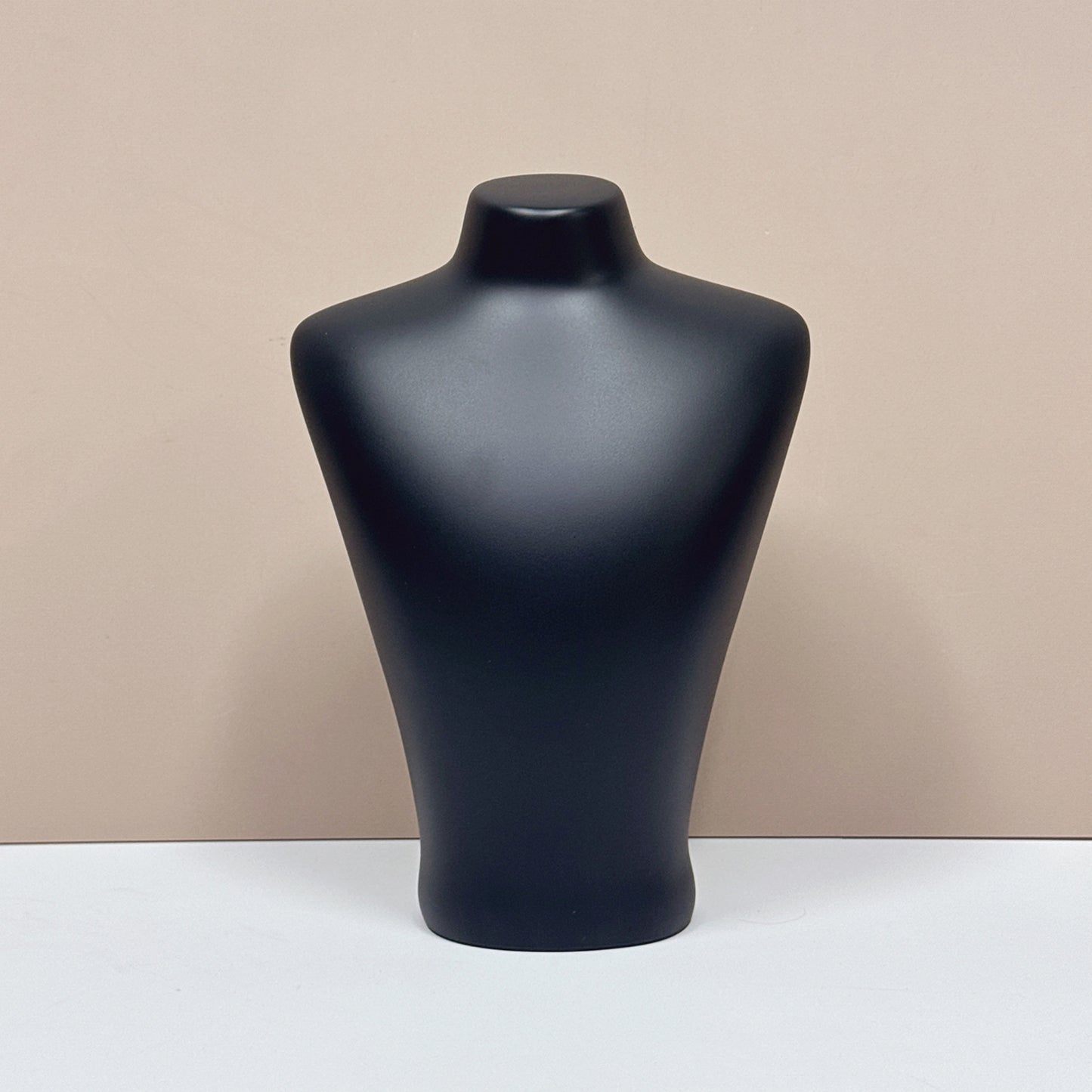 DE-LIANG - Expositor de joyas negro: soporte para busto y joyero, ideal para collares, anillos y accesorios, ideal para exhibiciones en el hogar, tiendas y ferias comerciales.