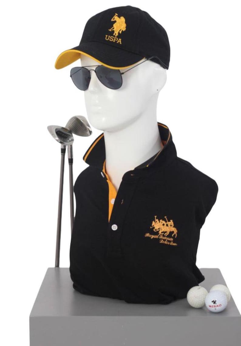 DE-LIANG Luxury Male Mannequin Head – White Model Head for Hair/Sunglasses Display/Accessories