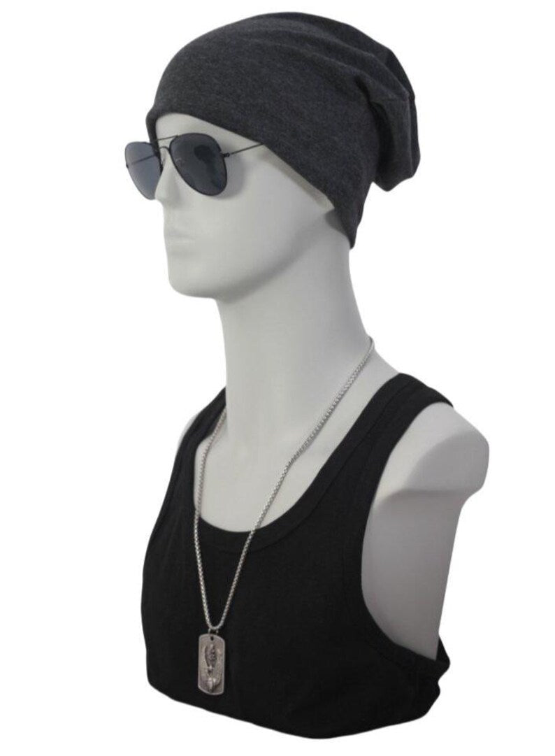 DE-LIANG Luxury Male Mannequin Head – White Model Head for Hair/Sunglasses Display/Accessories