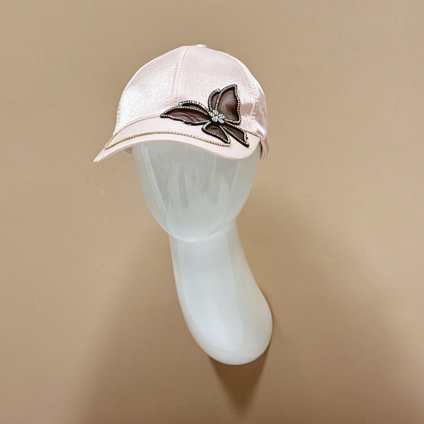 DE-LIANG Wall-Mounted Glossy White Fiberglass Head – Mannequin Head for Wig/Hat & Accessory Display 1PC