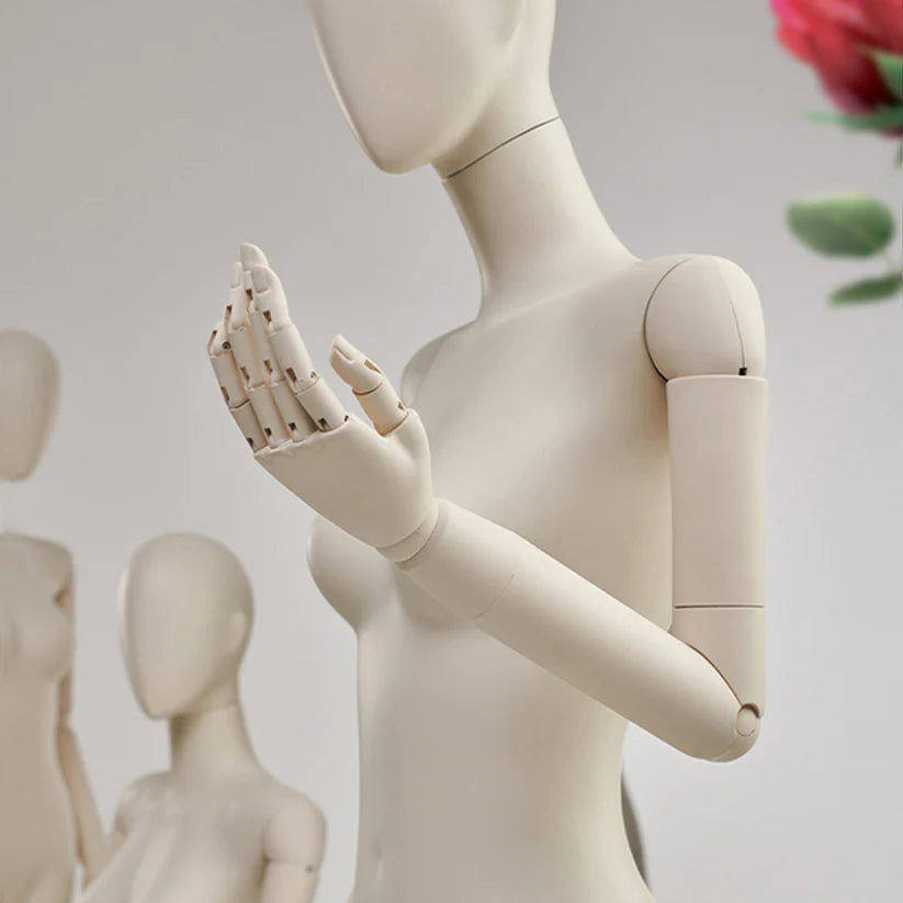DE-LIANG Full Body Female Mannequin Torso – Premium Dress Form for Clothing & Wig Display