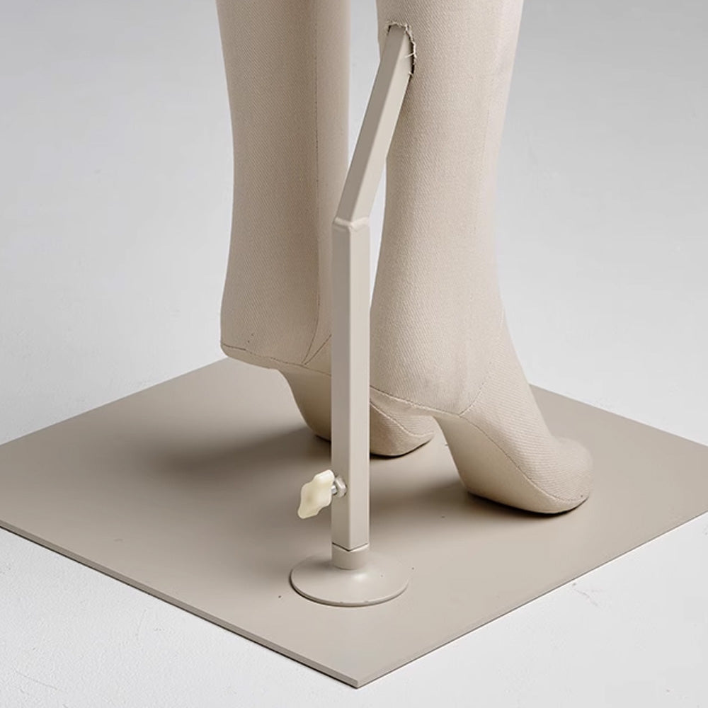 DE-LIANG Women's Mannequin Torso – Adjustable Display Form for Dresses/Fashion/Retail