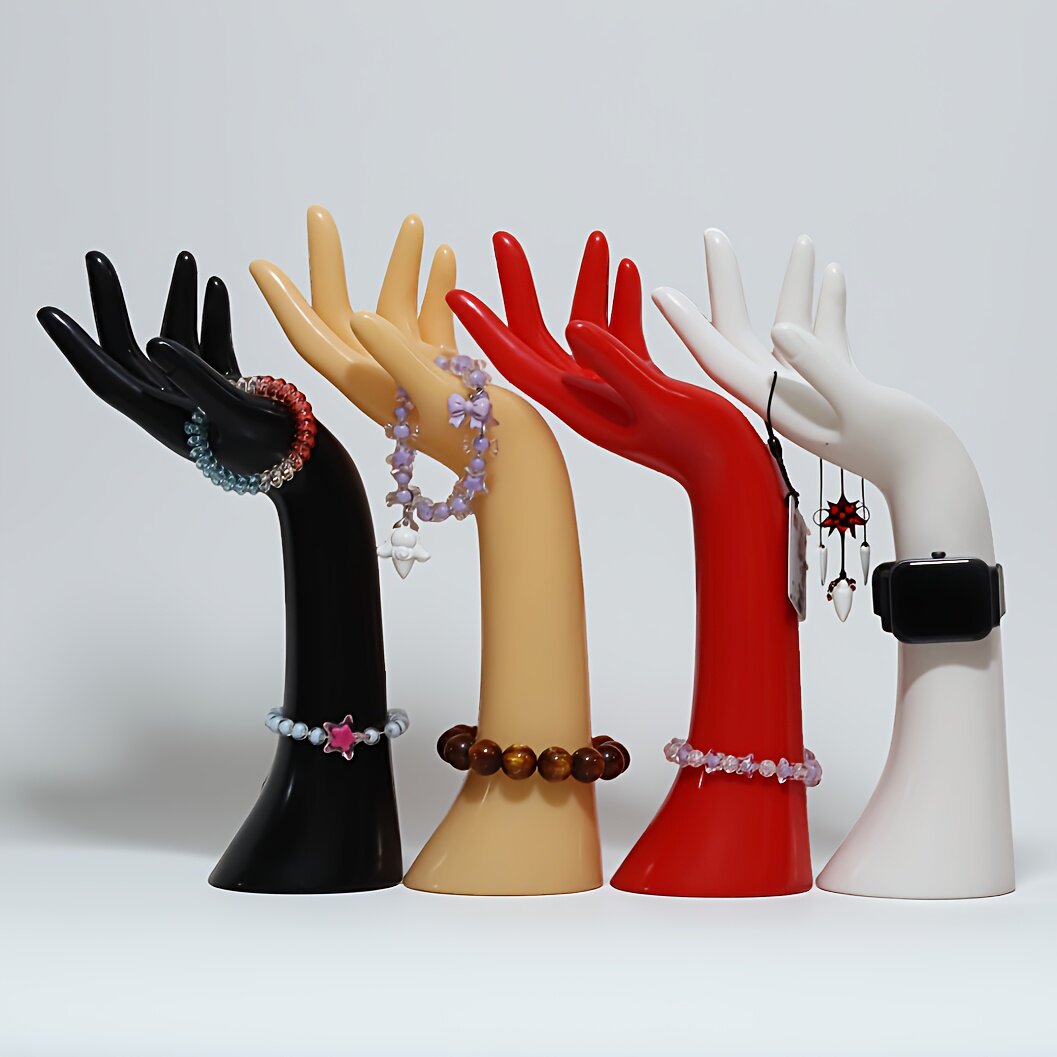 DE-LIANG Female Hand Mannequin with Magnetic Base – Jewelry & Accessory Display