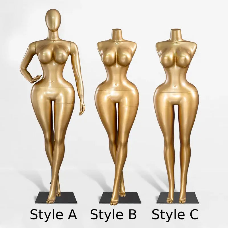 DE-LIANG Female Plus Size Mannequin,Slim Waist Curvy Hip Fiberglass Mannequin,Women Body Mannequin Clothing Display Model
