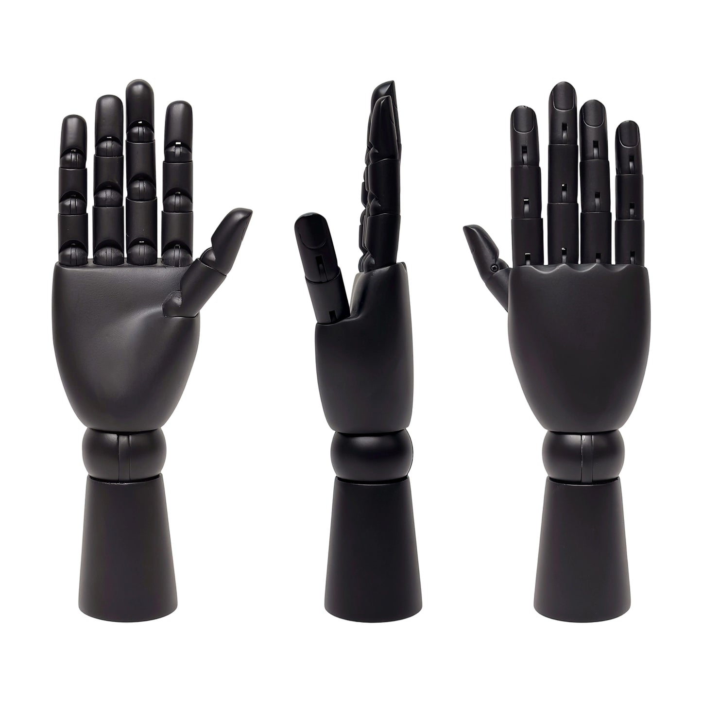 DE-LIANG Wall Mount Mannequin Hand, Mechanical Wood Jewelry Display Stand for Boutiques