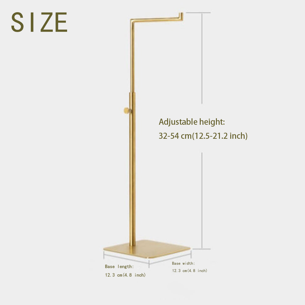 Stain steel Golden Display Rack for Jewelry Bag, High Sunglasses/Necklace Set Decoration Props Torso, Bracelet Organizer,Bags/Shoes Holder DE-LIANG