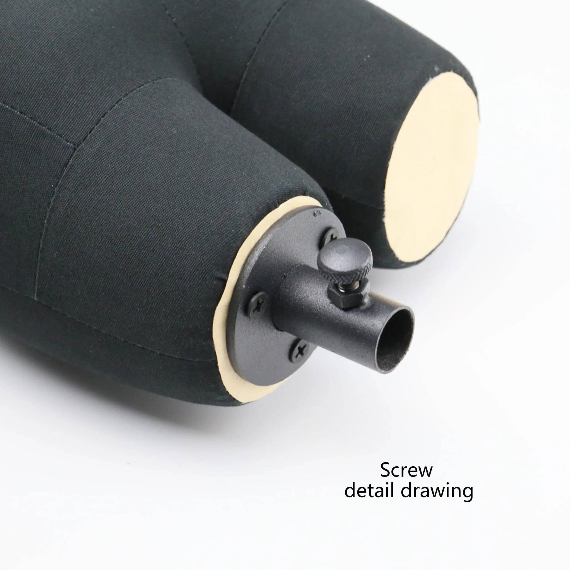 Black SIZE 6 Half Scale Dress Form for Sewing(Not Adult Size)1/2 Mini Fitting Mannequin 43cm Body Height, Female Torso Tailor Model DE-LIANG