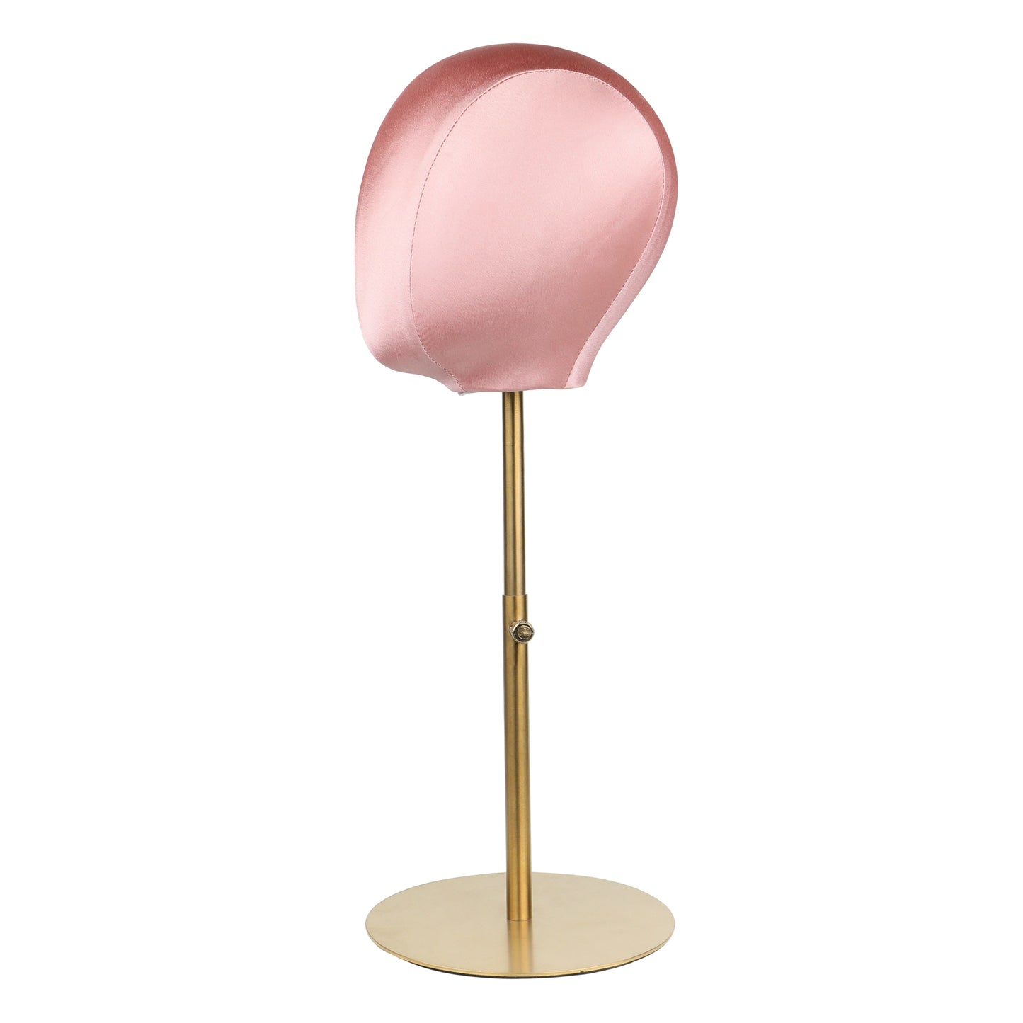 Velvet/Satin Mannequin Head Wig Hat stand,Female Maniqui,Fabric Cloth Headpiece Jewelry Display Props Head Block Foam Dress Form Model DE-LIANG
