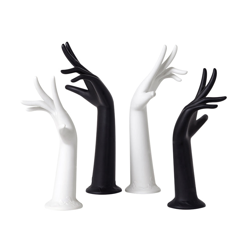 Left and Right Hand Mannequin, Hands for Nails Flexible Fingers Manikin Arms Dummy, Hand Props Artist Model Hand Display Mannequin (1pcs only not 1 pair) DE-LIANG