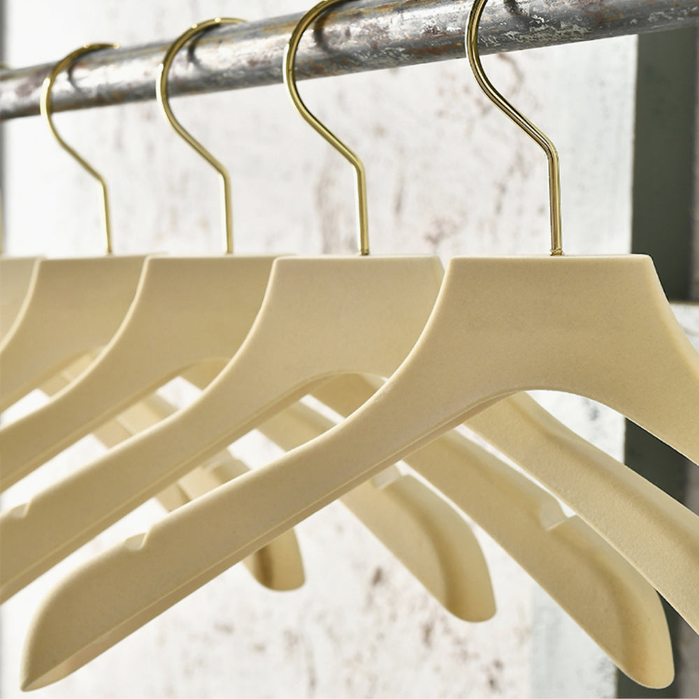 Luxury Velvet Clothes Hangers,Household Clothing Haning Rack, Non-slip  Shoulder No Trace Dry and Wet Dual Use Wardrobe Hanger