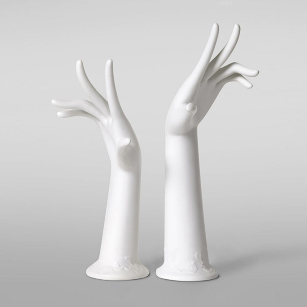 Left and Right Hand Mannequin, Hands for Nails Flexible Fingers Manikin Arms Dummy, Hand Props Artist Model Hand Display Mannequin (1pcs only not 1 pair) DE-LIANG