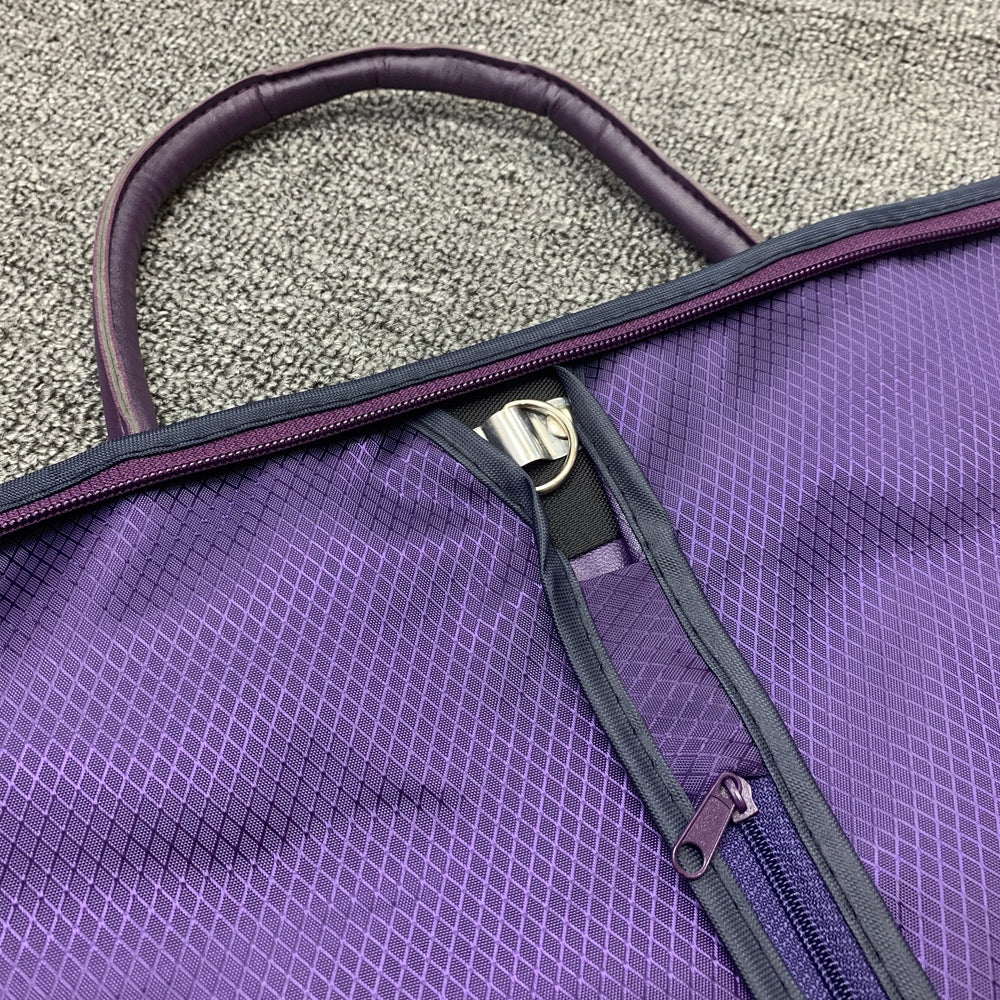 Fashion Purple Suit Dust Cover Bag, Clothing Storage Bags,Oxford Cloth Waterproof Cover,Portable Suit Bag DE-LIANG