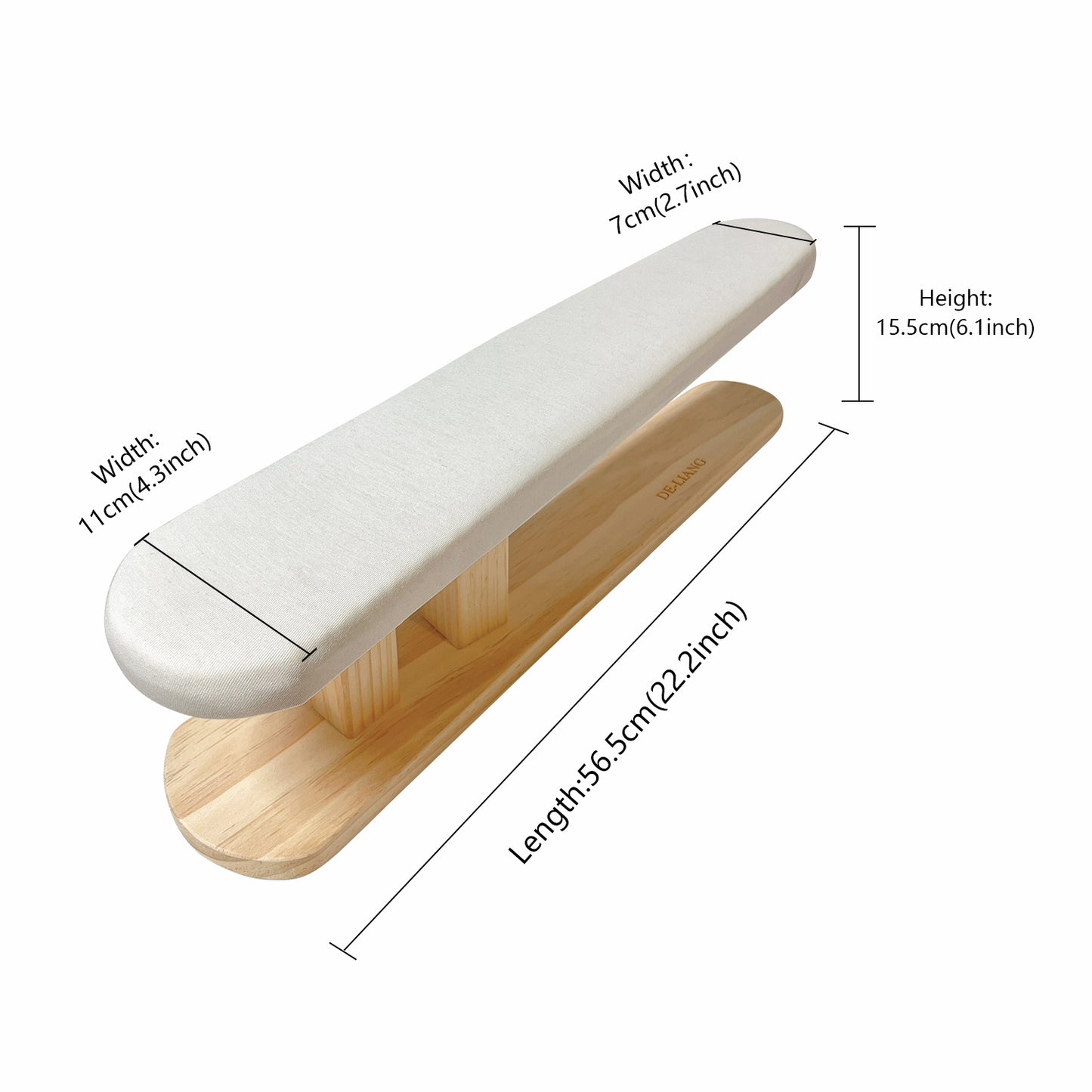 Multi-functional thickened solid wood ironing stool special ironing clothes small ironing table ironing tool household ironing board DE-LIANG