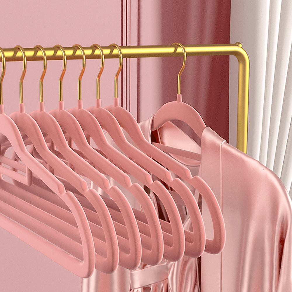 Luxury Velvet Clothes Hangers,Household Clothing Haning Rack, Non-slip  Shoulder No Trace Dry and Wet Dual Use Wardrobe Hanger