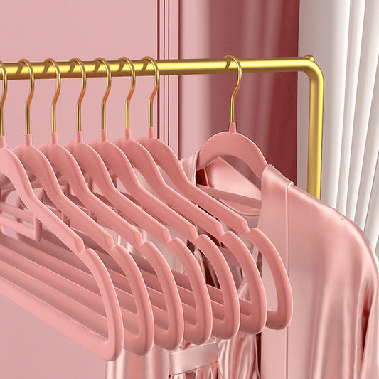 Luxury Velvet Clothes Hangers,Household Clothing Haning Rack, Non-slip Shoulder No Trace Dry and Wet Dual Use Wardrobe Hanger