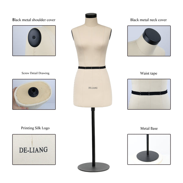 DL260 Half Scale dress form Mini 1:2 dressmaker dummy sewing mannequin！Get it!!