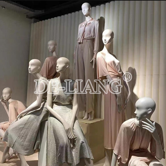 Elevate Your Fashion Displays with DE-LIANG Luxury White Female Full Body Mannequin