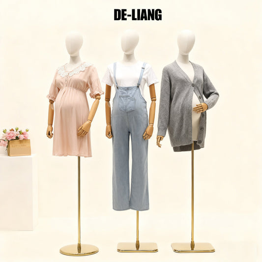 DE-LIANG Female Half Body Pregnant Mannequin – A Realistic & Elegant Display Solution for Maternity Fashion
