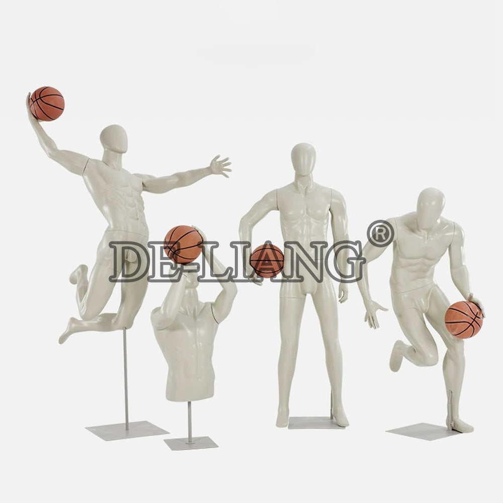 DE-LIANG Male Basketball Sport Mannequin – Perfect for Showcasing Activewear and Sportswear