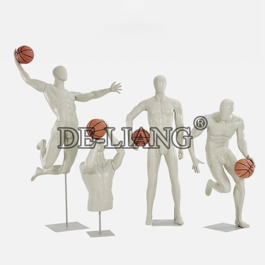 DE-LIANG Male Basketball Sport Mannequin – Perfect for Showcasing Activewear and Sportswear