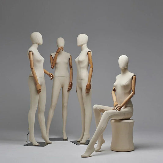 Redefine Window Display Elegance with DE-LIANG’s Full-Body Dress Form Mannequins