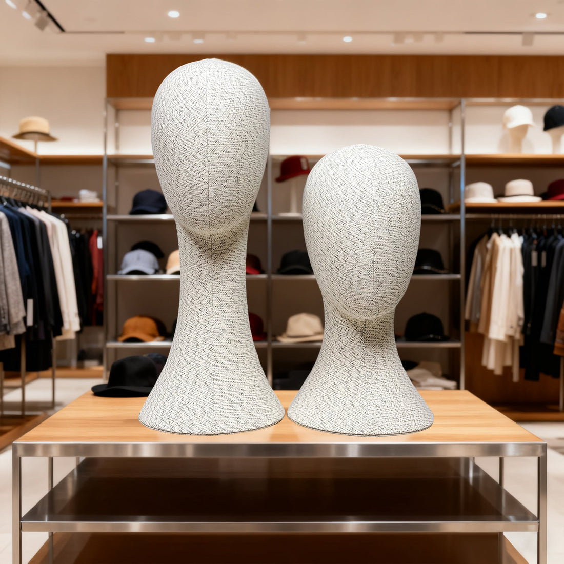 Why Are Vintage Boutiques Obsessed with Linen Mannequin Heads?