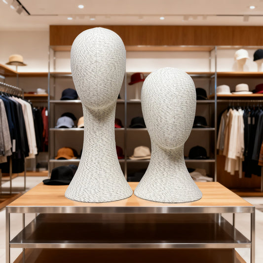 Why Are Vintage Boutiques Obsessed with Linen Mannequin Heads?