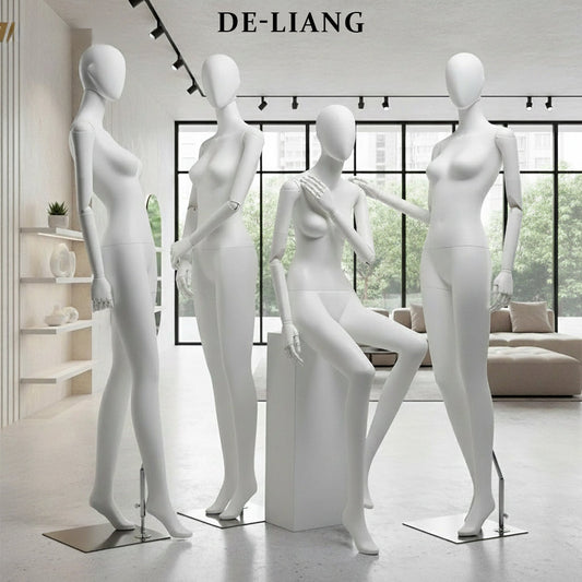 The Timeless Elegance of the Matte White Full-Body Female Mannequin: A Window Display Essential