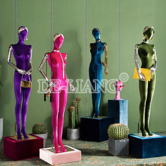 Why Choose the DE-LIANG Luxury Velvet Female Mannequin?