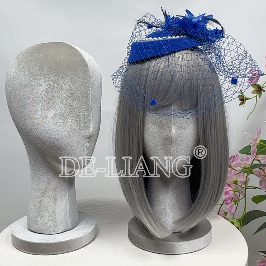 Why choose our DE-LIANG Grey Velvet Mannequin Head？Let us tell you!