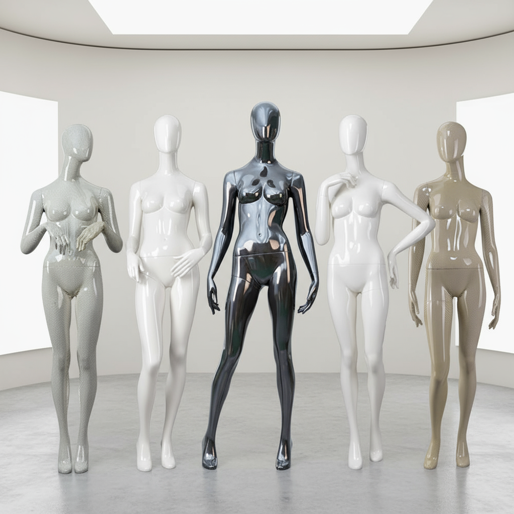 How Does Color Choice Transform Your Mannequin Display? The Complete Guide to Glossy Finishes